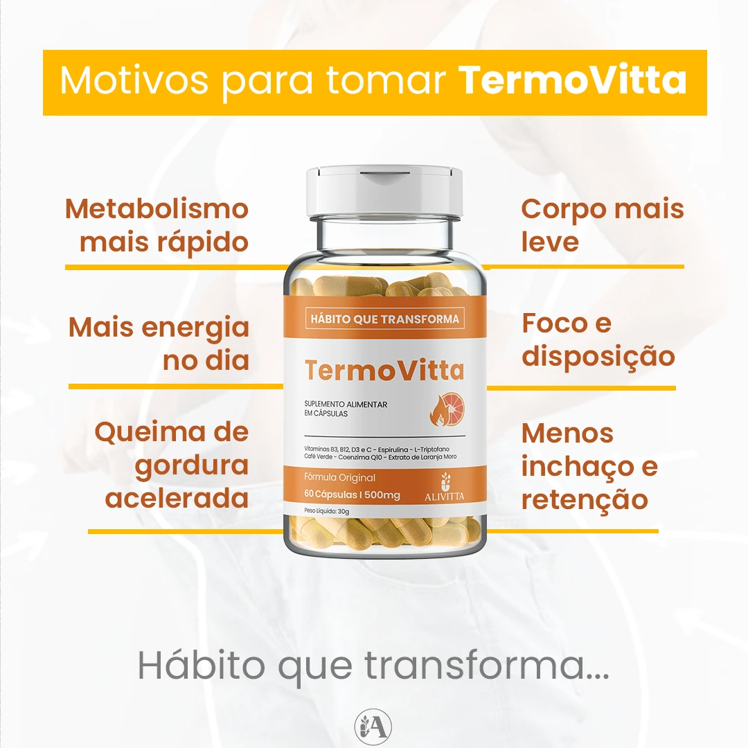 3 Meses - TermoVitta – Metabolismo Ativo e Queima Natural de Gordura