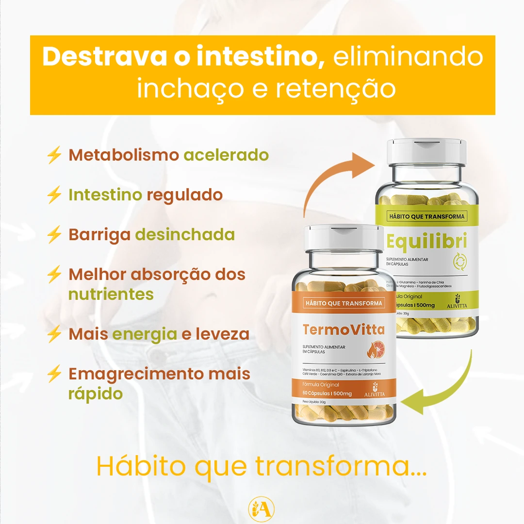 Protocolo Emagrecedor e Regulador Intestinal | Alivitta