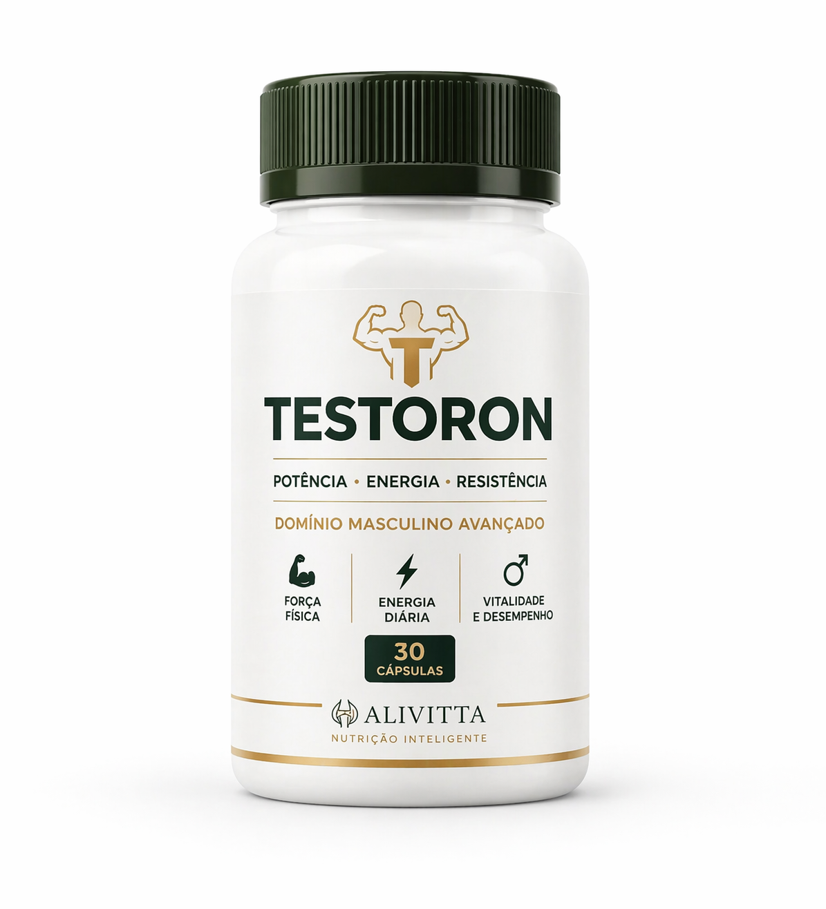 3 TESTORON Energia, presença e desempenho para homens que querem voltar ao controle