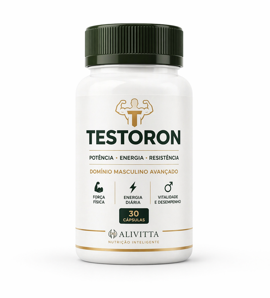 3 TESTORON Energia, presença e desempenho para homens que querem voltar ao controle