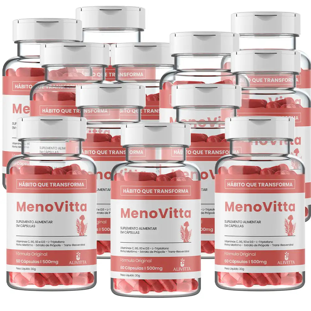 12 Meses - MENOVITTA – Equilíbrio, Bem-Estar e Suporte à Menopausa