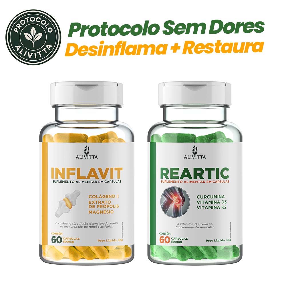 Protocolo Sem Dores! INFLAVIT + REARTIC – Combinação Completa para Articulações