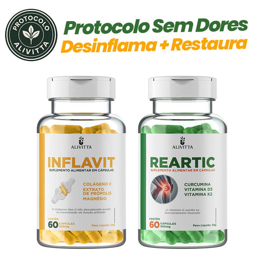 Protocolo Sem Dores! INFLAVIT + REARTIC – Combinação Completa para Articulações