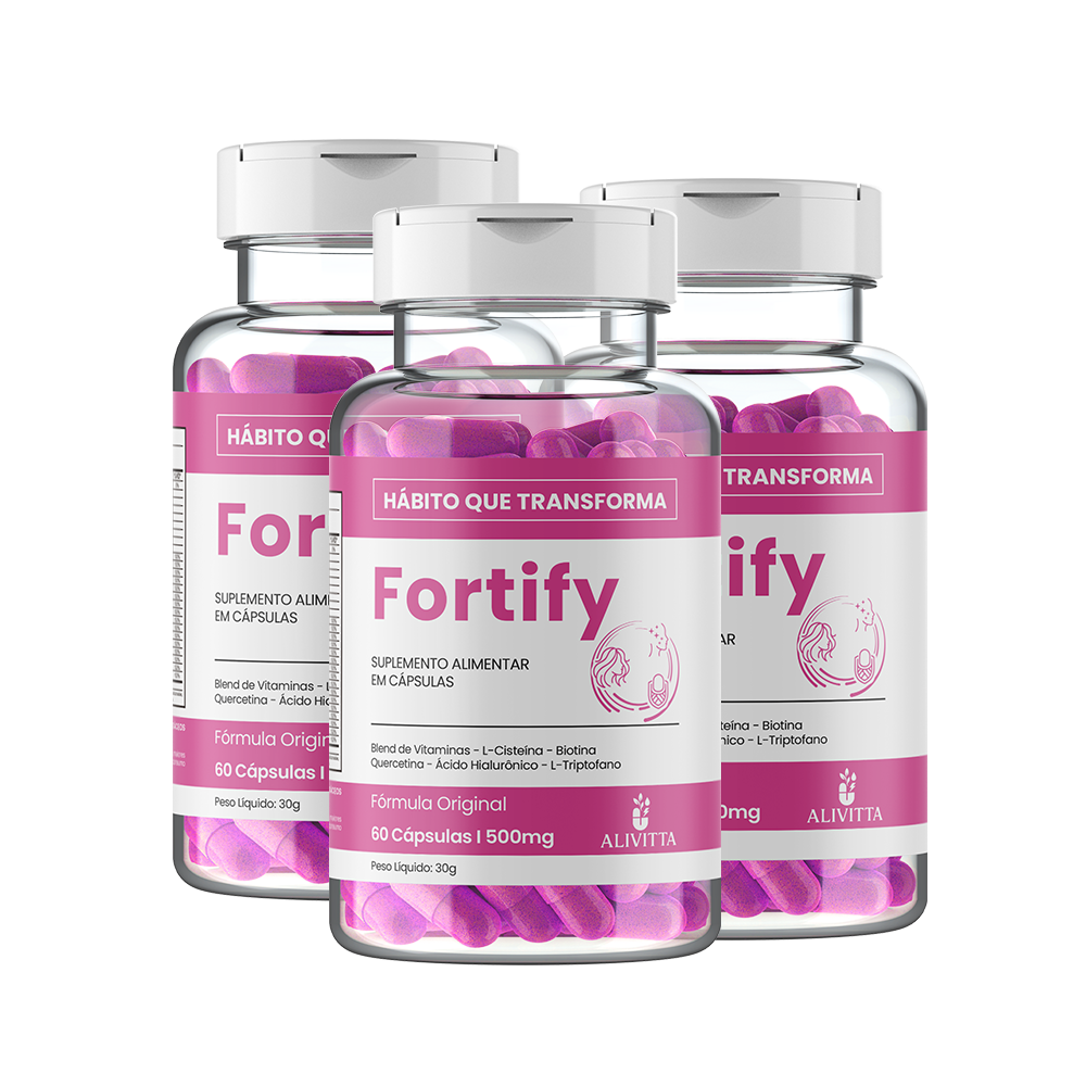 3 Meses - Fortify - Cabelo – Crescimento e Fortalecimento Capilar