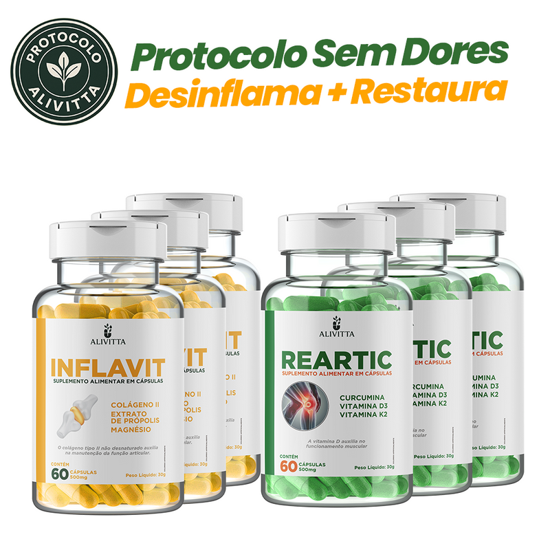 3 Combos Protocolo Sem Dores