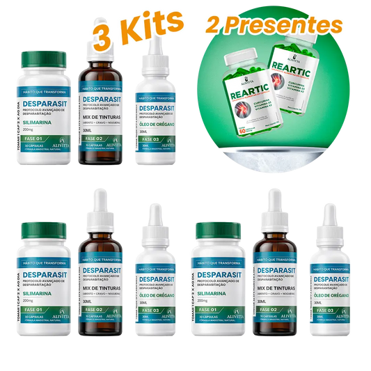 3 Desparasit – Protocolo Natural de Desparasitação | Formulação Magistral Natural