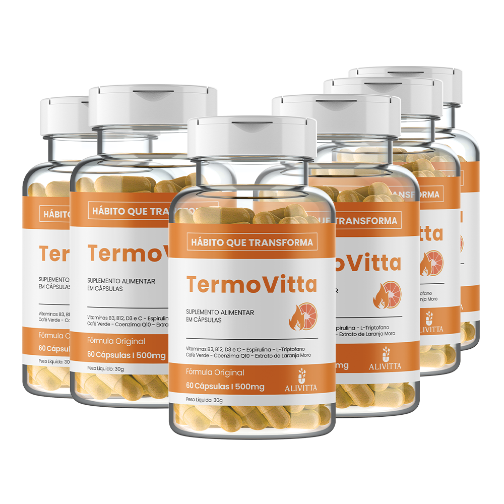 6 Meses - TermoVitta – Metabolismo Ativo e Queima Natural de Gordura