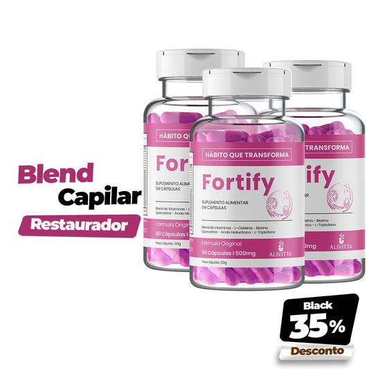 3 Meses - Fortify - Cabelo – Crescimento e Fortalecimento Capilar