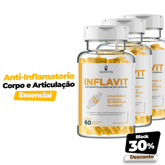 3 INFLAVIT – Anti-inflamatório Natural Inteligente
