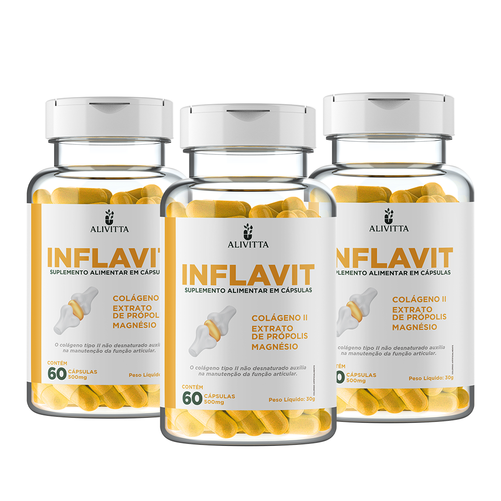 3 INFLAVIT – Anti-inflamatório Natural Inteligente