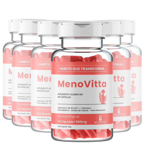 6 Meses - MENOVITTA – Equilíbrio, Bem-Estar e Suporte à Menopausa