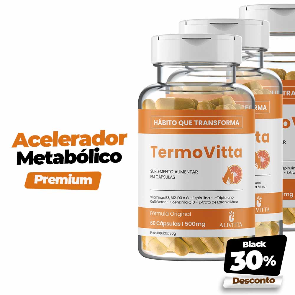 3 Meses - TermoVitta – Metabolismo Ativo e Queima Natural de Gordura