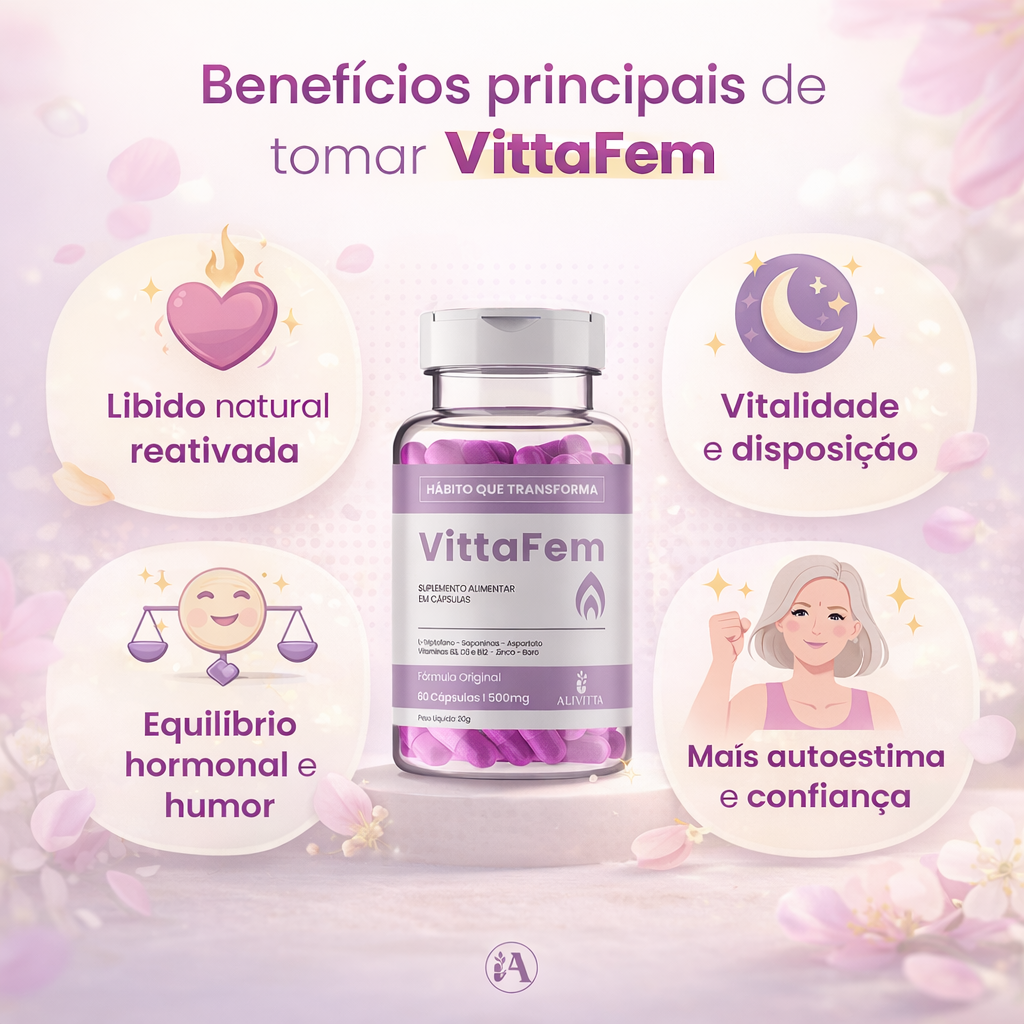VittaFem - Libido – Energia, Vitalidade e Desejo Natural